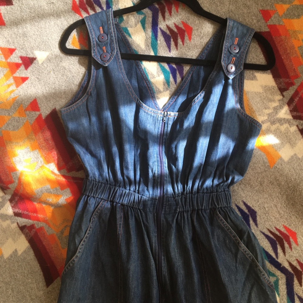 Vintage Denim Jumpsuit